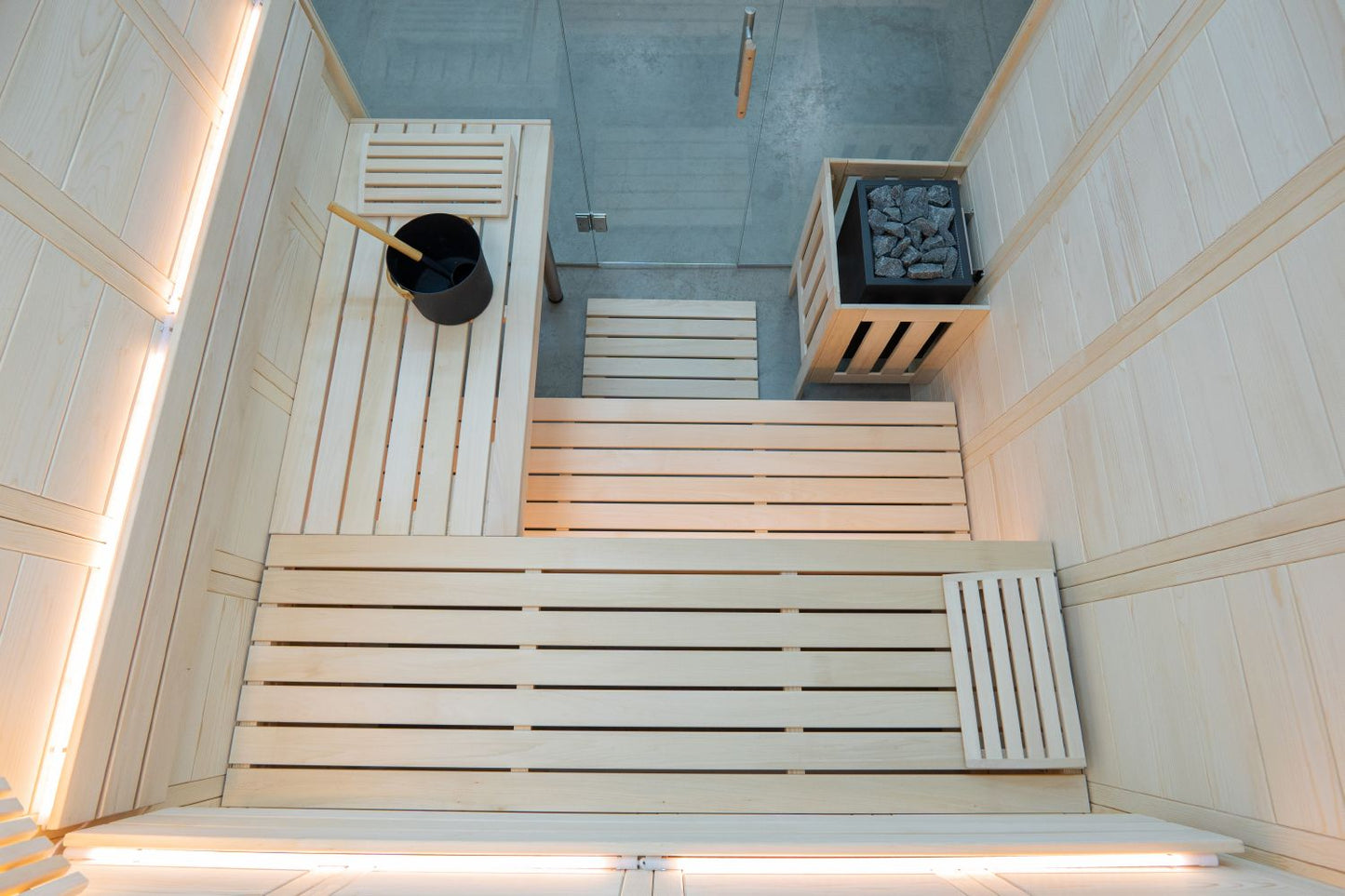 Saunakabine Harvia Alaska View