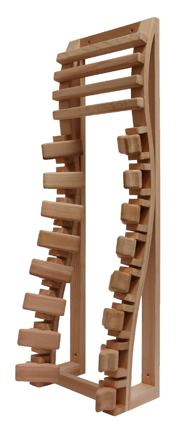 Ergonomische Rückenlehne - rote Zeder