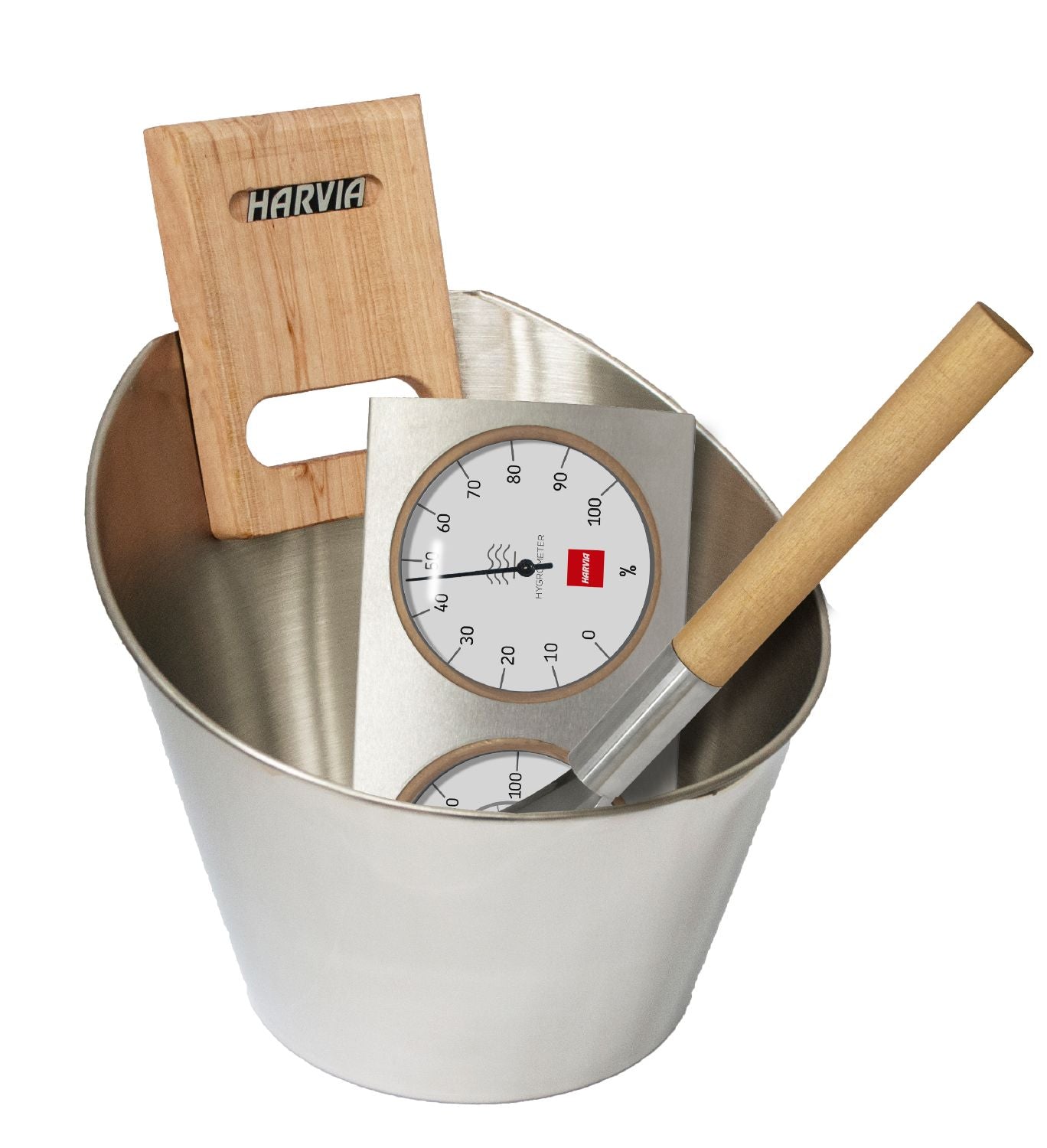 Saunazubehör Harvia Saunaset Stahl